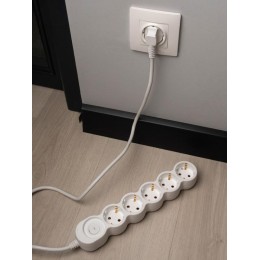 Удлинитель EX-05GS-500 (5х5) заземл. выкл. JazzWay 5065208