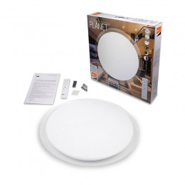 Светильник светодиодный декоративный PPB Planet Dim 72Вт 3000-6500К IP20 d570х78 настенно-потолочный бытовой с пультом JazzWay 5012134