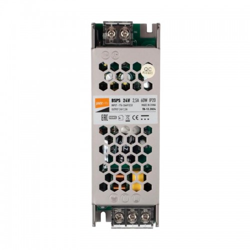 Блок питания для светодиодной ленты 60Вт 2.5А 24В IP20 BSPS метал. Pro JazzWay 5015500
