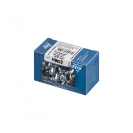 Винт с полукруглой головкой М6х10 DIN 7985 оцинк. (уп.100шт) Zitar 145369