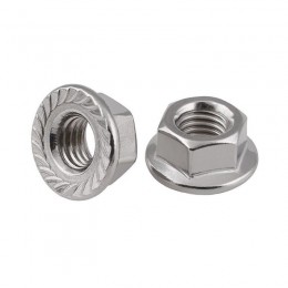 Гайка шестигранная с фланцем М10 DIN 6923 оцинк. (уп.18шт) Zitar 141610