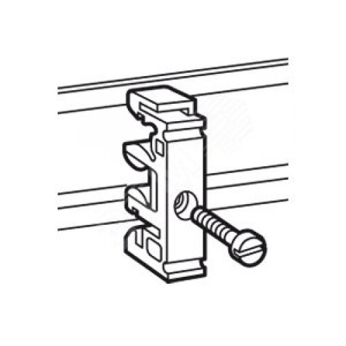 Адаптер для монтажа на рейке EN 60715 - под винт М6