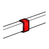 DLPlus Накладка на стык 32x20-16 белая