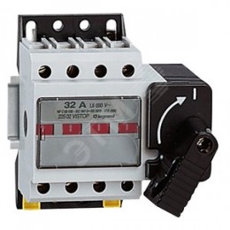 Выключатель-разъединитель Vistop 32А 4П рукоятка спереди черная рукоятка