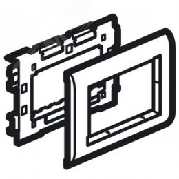 Суппорт 4 модуля MOSAIC для крышки 110мм