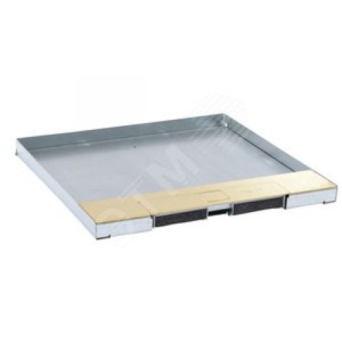 Крышка для напольной коробки латунь исполнение вровень с полом 16/24 мод