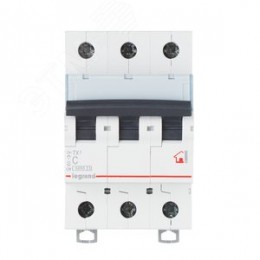Выключатель автоматический трехполюсный 40А C TX3 6кА