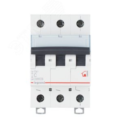 Выключатель автоматический трехполюсный 40А C TX3 6кА