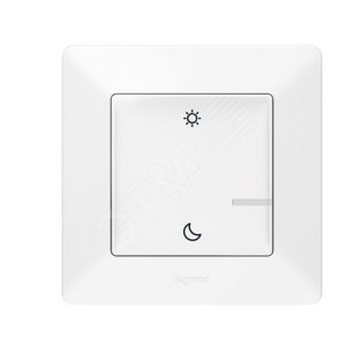 Valena Life with NETATMO  Умный беспроводной сценарный выключатель  День/Ночь . Цвет Белый