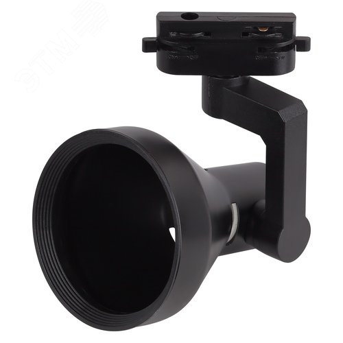 Светильник трековый на шинопровод ECO TRACKSP 1PH E27 BKCONE 40X1 RU LEDV