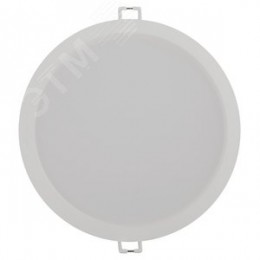 Светильник встраиваемый светодиодный ДВО 12Вт 6500К 1140Лм Белый ECOCLASS DL