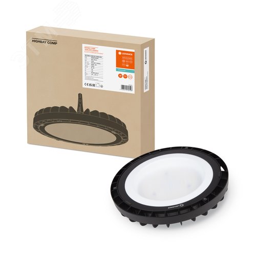 Светильник для высоких пролетов промышленный хайбей ДСП-166Вт 4000K 20000Лм IP65 подвесной темперированное стекло