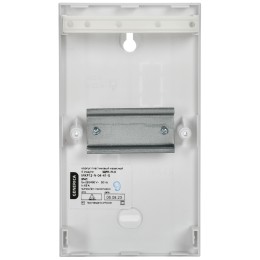 Корпус пластиковый ЩРН-П-4 черная прозрачная дверь IP41