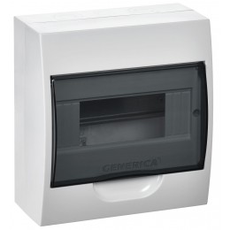 Корпус пластиковый ЩРН-П-8 черная прозрачная дверь IP41 GENERICA
