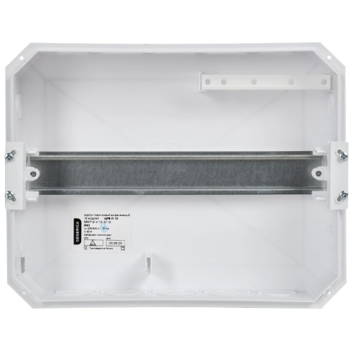 Корпус пластиковый ЩРВ-П-12 черная прозрачная дверь IP41 GENERICA