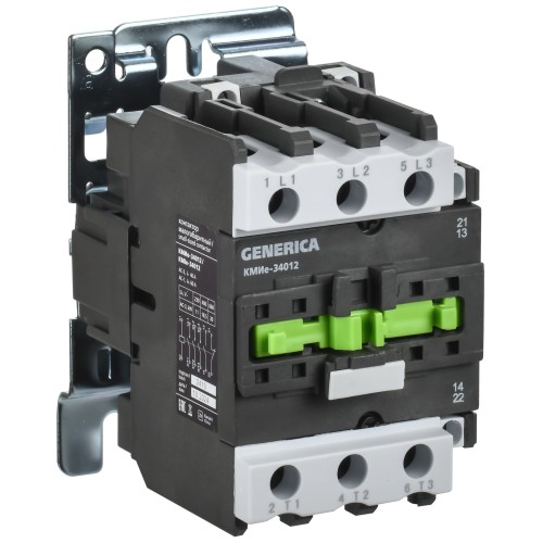 Контактор КМИе-34012 40А 230В/АС3 1NO,1NC GENERICA