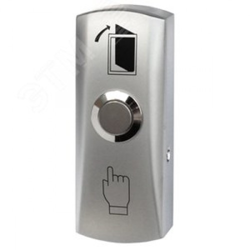 Кнопка металлическая, накладная, НР контакты, размер 83х32х25 мм