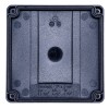 Коробка распределительная 110*110*67 мм IP 66, черная, в комплекте с клеммным рядом 5х6 кв.мм, 41А
