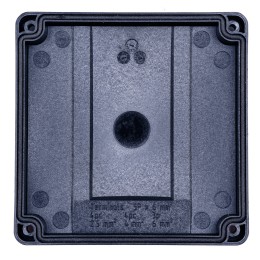 Коробка распределительная 110*110*67 мм IP 66, черная, в комплекте с клеммным рядом 5х6 кв.мм, 41А