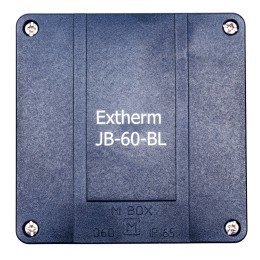 Коробка распределительная 110*110*67 мм IP 66, черная, в комплекте с клеммным рядом 5х6 кв.мм, 41А