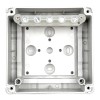 Коробка распределительная 110*110*67 мм IP 66, серая, в комплекте с клеммным рядом 5х6 кв.мм, 41А 