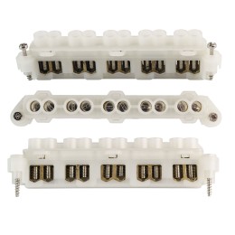 Коробка распределительная Extherm JB-100-BL       140*140*76 мм IP 66, черная, в комплекте с        клеммным рядом 10х10 кв.мм., 76А