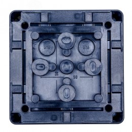 Коробка распределительная 110*110*67 мм IP 65, черная, в комплекте с клеммным рядом 5х6 кв.мм, 41А