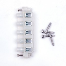 Коробка распределительная 110*110*67 мм IP 65, черная, в комплекте с клеммным рядом 5х6 кв.мм, 41А