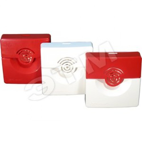 Сирена ОПОП 2-35 12В бело/красный корпус