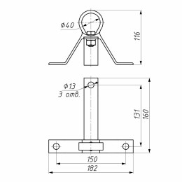 Кронштейн анкерный CT 600 P
