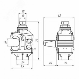RPN 150 зажим ответвительный