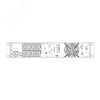 Источник бесперебойного питания Online, SKAT-UPS 1500-RACK-ON-3X9-E P3, 1500 ВА/1500 Вт, 1/1, Rack/Tower, встр. АКБ 36В (3x9Ач), 8хC13