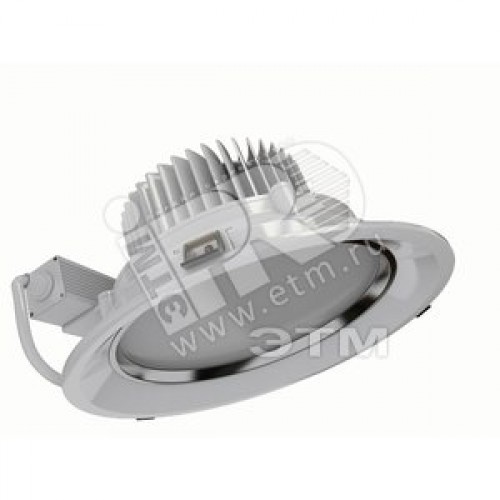 Светильник светодиодный ДВО-30Вт Downlight IP20 холодный белый свет 3200лм