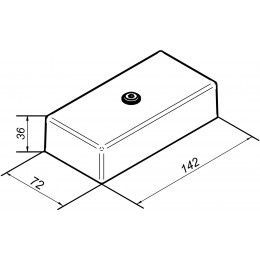 Коробка монтажная огнестойкая КМ-О(24к) - IP41-d