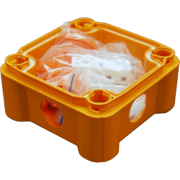 Коробка монтажная огнестойкая КМ-О-1010(П)(8к)-IP55