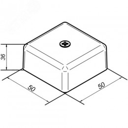 Коробка монтажная огнестойкая КМ-О(2к) - IP41-m