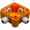 Коробка монтажная огнестойкая КМ-О-1010(П)(8к)-IP66(П6-12)