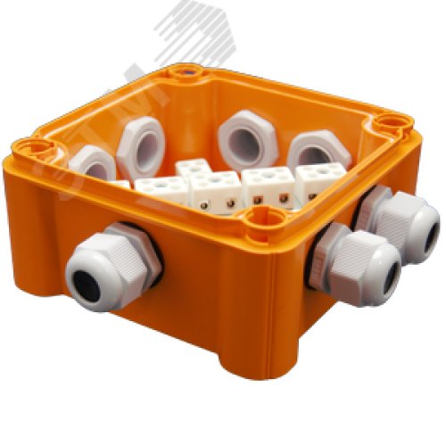 Коробка монтажная огнестойкая КМ-О-1212(П)(18к)-IP66(П6-12)