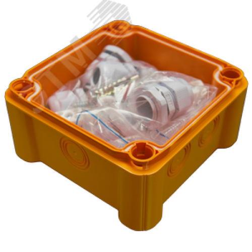 Коробка монтажная огнестойкая КМ-О-1212(П)(18к)-IP66(П6-12)