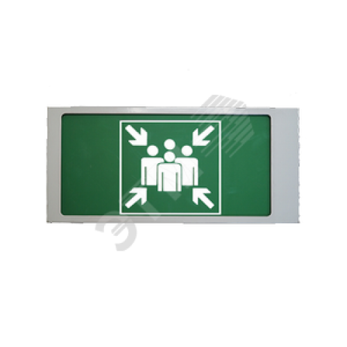 Оповещатель пожарный световой Ирида-Гефест-Т–Е21–Бел/Зел–2х5-миг(выкл/миг) ТУ 4371-104-50021527-2011