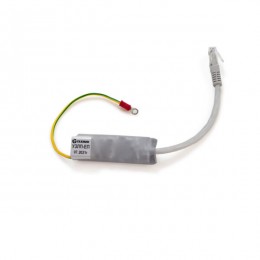 Устройство защиты портов локальной сети Ethernet 10 Base-T/100 Base-TX/1000 Base-T, в том числе, использующих технологию PoE стандартов IEEE 802.3af, IEEE 802.3at и IEEE 802.3bt, - 55° ? +85°С, IP20, 65х21х20мм (УЗИП, грозозащита)
