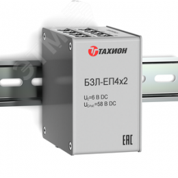 Блок защиты от импульсных перенапряжений 8-и портов локальной сети Ethernet 10 Base-T/100 Base-TX/1000 Base-T, PoE++, на DIN-рейку, IP20,  89х58х35мм (УЗИП, грозозащита)