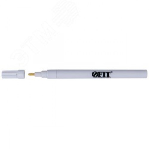 Маркер строительный с жидким красящим составом, белый 138x11 мм