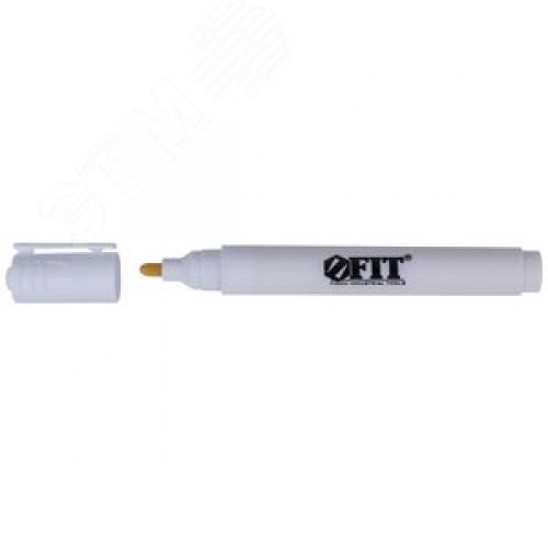 Маркер строительный с жидким красящим составом, белый 147x15 мм