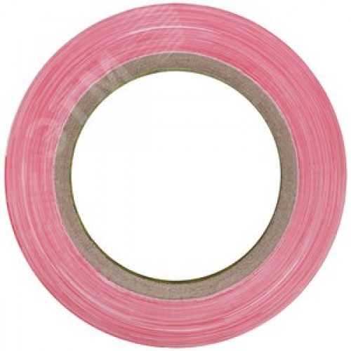 Лента сигнальная (красно-белая) 70 мм х 200 м