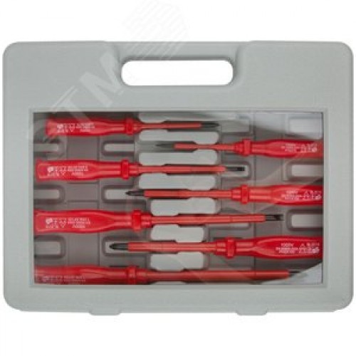 Набор отверток 7шт изол.1000V CrV+1индик