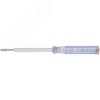 Отвертка индикаторная, белая ручка, 100-500 В, 190 мм