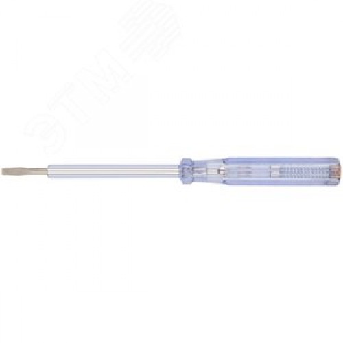 Отвертка индикаторная, белая ручка, 100-500 В, 190 мм