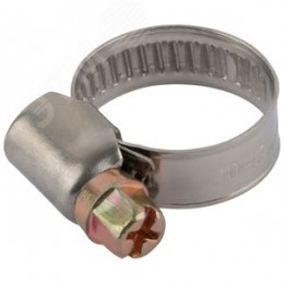 Хомут обжимной (нержавеющая сталь) 10-19 мм