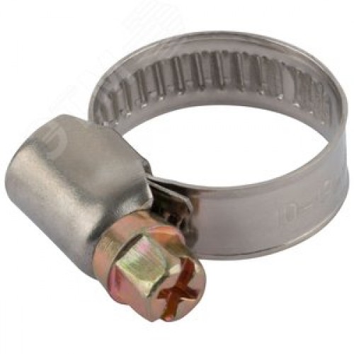 Хомут обжимной (нержавеющая сталь) 10-19 мм